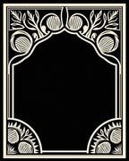 Art Nouveau Floral Arch Pattern Rug