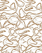 Abstract Organic Line Pattern Rug