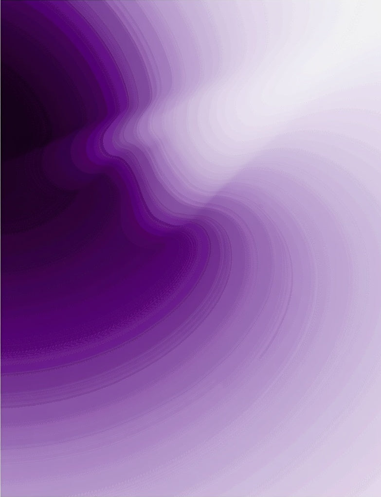 Purple Abstract Swirl Design Rug