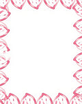 Pink Petal Border Design Rug