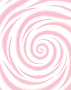 Pink Swirl Brushstroke Abstract Pattern Rug