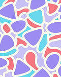Abstract Pastel Blob Pattern Rug