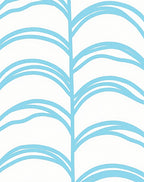 Sky Blue Organic Arch Pattern Rug