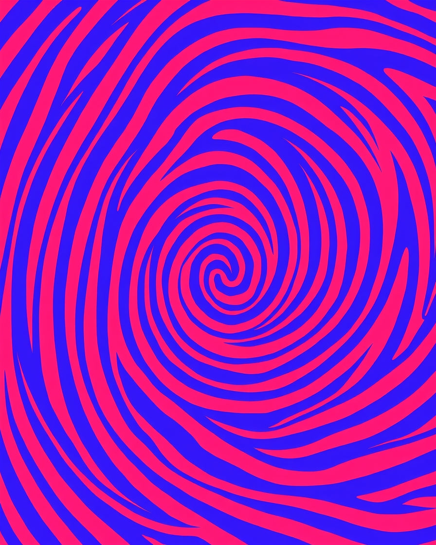 Vibrant Swirl Patterned Design Rug