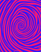 Vibrant Swirl Patterned Design Rug