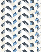 Geometric Chevron Pattern Rug