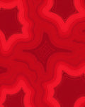 Radiant Red Agate Swirls Rug
