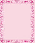 Pink Butterfly Bow Patterned Rug