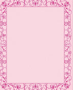 Pink Butterfly Bow Patterned Rug