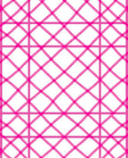 Bold Pink Grid Pattern Rug