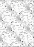 Abstract Swirls Cool Tones Pattern Rug