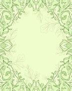 Ornate Vine Botanical Graphic Rug