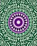 Intricate Floral Mandala Pattern Design Rug