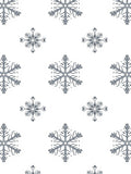 Cool Gray Snowflake Repeat Rug