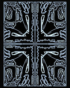 Abstract Geometric Symmetry Design Rug