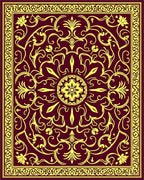 Classic Floral Medallion Design Rug