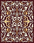 Ornate Swirls Patterned Regal Rug