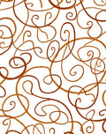 Warm Tones Swirl Pattern Rug