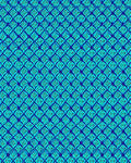 Oceanic Blue Interlocking Pattern Rug
