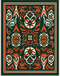 Bold Tribal Patterned Rug