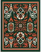 Bold Tribal Patterned Rug
