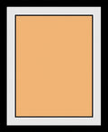 Muted Peach and Cream Geometric Design Rug