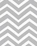Gray White Chevron Pattern Design Rug