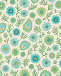 Retro Floral Daisy Pattern Design Rug