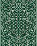 Intricate Floral Scrollwork Pattern Rug