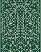 Intricate Floral Scrollwork Pattern Rug