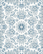Intricate Floral Mandala Pattern Rug