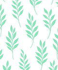 Mint Green Branch Pattern Rug