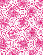 Swirling Spiral Pattern Design Rug