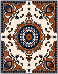 Classic Floral Medallion Pattern Rug