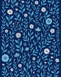 Art Nouveau Floral Vine Pattern Rug
