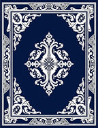 Classic Floral Bordered Medallion Rug
