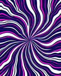 Vibrant Swirl Pink White Blue Rug