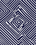 Optical Illusion Maze Pattern Rug