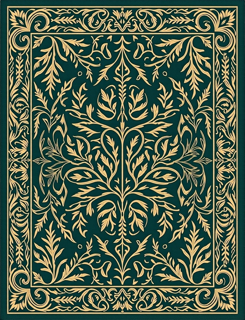 Grand Ornate Floral Botanical Pattern Rug