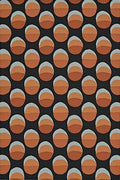 Retro Circles Pattern Rug
