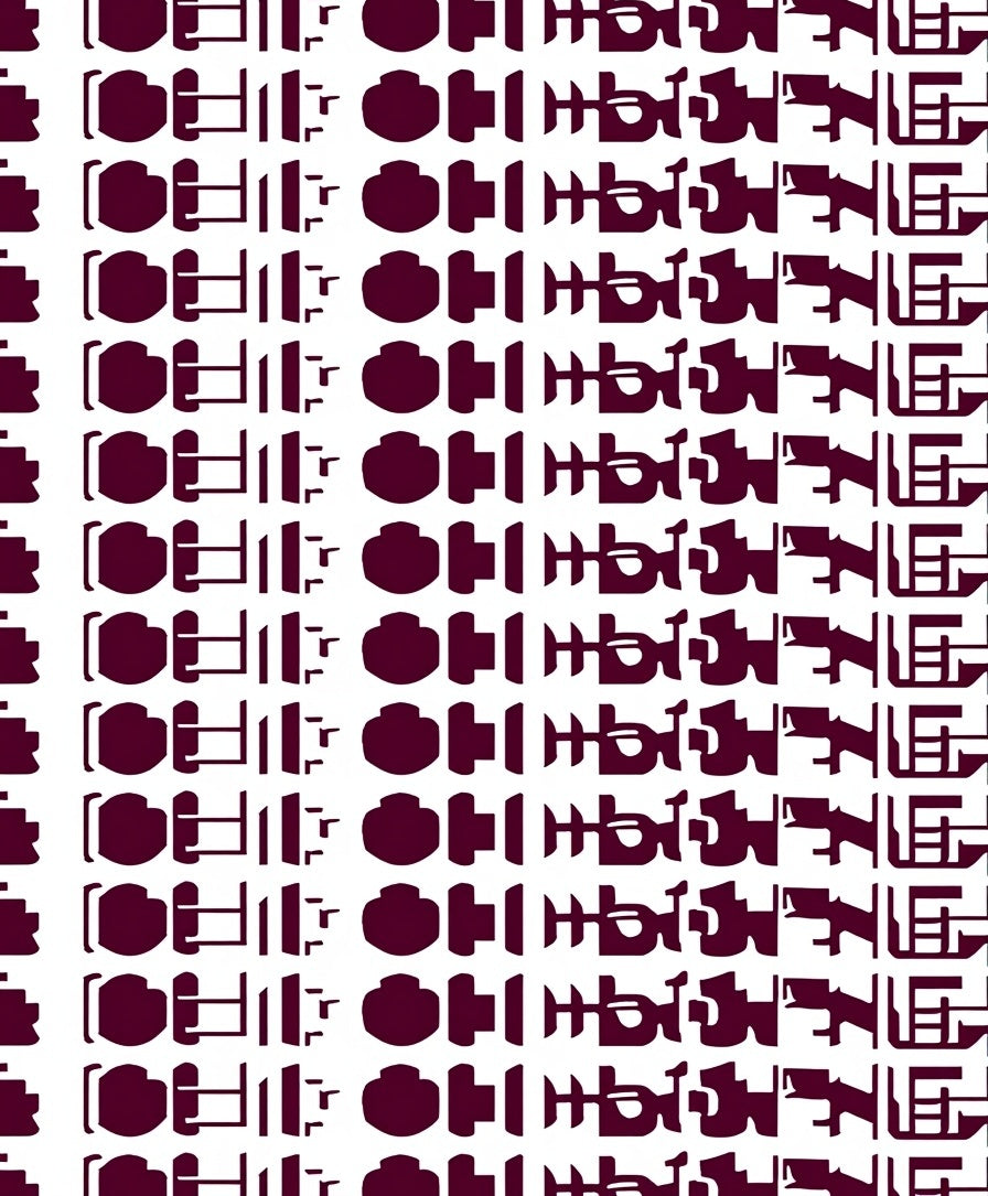 Modern Abstract Geometric Pattern Rug