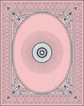 Pink Geometric Eye Pattern Rug