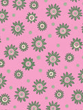 Pink Floral Pattern Daisy-Inspired Design Rug