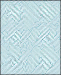 Abstract Geometric Stripe Pattern Rug