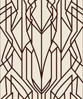 Art Deco Geometric Outline Design Rug