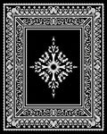 Ornate Mandala Floral Scroll Rug