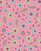 Retro Floral Pattern Decorative Rug