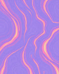 Pastel Swirl Lines Abstract Pattern Rug
