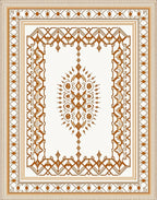 Elegant Intricate Geometric Print Rug