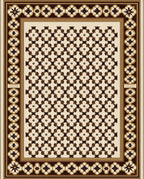 Classic Floral Geometric Pattern Rug